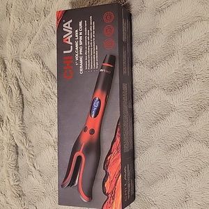 Chi Lava 1" volcanic lavs ceramic pro spin n curl
